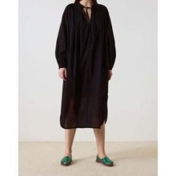 Leon & Harper - Robe Rizhom Coton Bio noire S