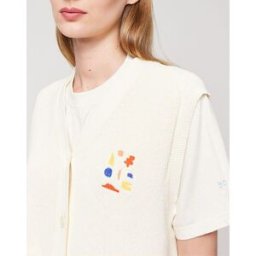Bobo Choses - Gilet Sans Manches en Coton Bio écru L
