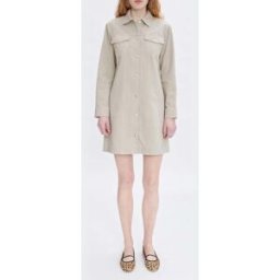 A.P.C. - Robe Alpine Coton Bio et Recyclé taupe 38