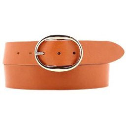 Glove Story - Ceinture en Cuir pleine fleur cognac T.85/100