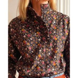 Louis Louise - Blouse Fleurie Prairie noire XS/S