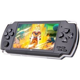 Toys Mania - Console émulateur portable 4.3 pouces avec lecteur audio/vidéo et caméra Edition Phoenix noire - 19x106 cm OS