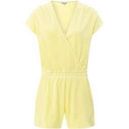 Alma Deia - Combishort en Coton Bio Carlotta jaune citron XL