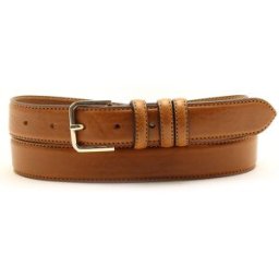 Glove Story - Ceinture en Cuir pleine fleur cognac T.90/105