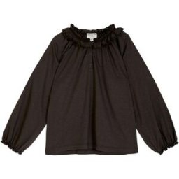Emile et Ida - T-Shirt en Coton Bio Flammé Yalda gris anthracite XS