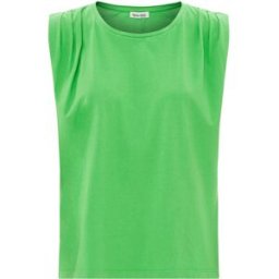 Alma Deia - Débardeur en Coton Bio Marine vert prairie L