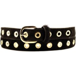 Glove Story - Ceinture en Cuir pleine fleur noire T.90/105