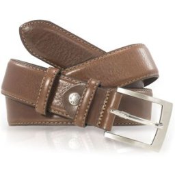 Glove Story - Ceinture en Cuir pleine fleur marron T.100/115