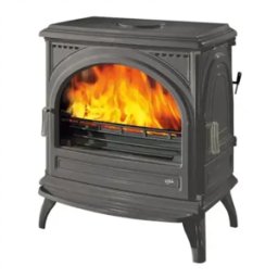 GODIN Poêle à bois vintage Petit Carvin 2 - 9 KW - buche de 50 cm - 366106ANTHRACITE