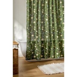 La Collection de Rideaux de Douche en Coton Imprimé Slub taille: 72" x 72" chez Anthropologie