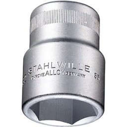 Stahlwille Clé à Douille Hexagonale 55 3/4´´ 22 Mm 51 Mm Silver One Size