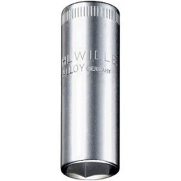 Stahlwille Clé à Douille Hexagonale 40l 12 1/4´´ 12 Mm 50 Mm Silver One Size