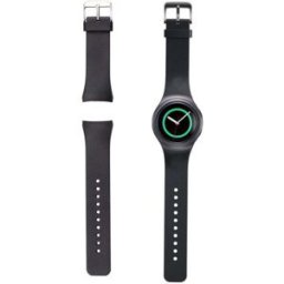 INF Bracelet En Silicone Pour Samsung Galaxy Gear S2 Sm-r730/sm-r720 Black