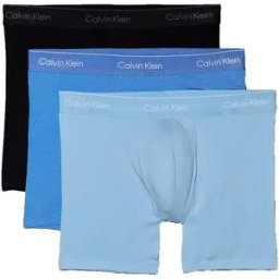 Calvin Klein Boxers Lv00nb4394 3 Unités Black / Glacier / Blue Bell XS Homme