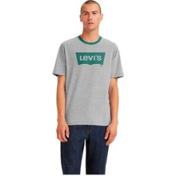 Levi´s ® T-shirt à Manches Courtes Relaxed Fit Bw Ringer Vw Mhg L Homme