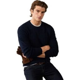 Hackett Pull Lambswool Cable Crew Old Navy XL Homme