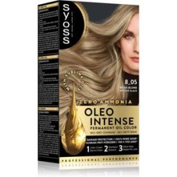 Syoss Oleo Intense coloration cheveux permanente à l'huile teinte 8_05 Beige Blond 1 pcs