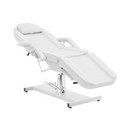 Fauteuil esthétique - 180 x 58 x 67 - 78 cm - 200 kg - Blanc