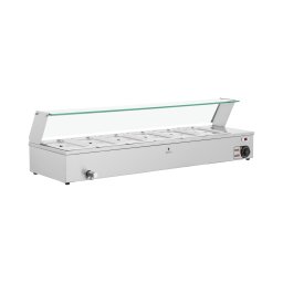 Bain marie professionnel - 6 bacs GN 1/3 - Royal Catering