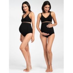 Seraphine Sous-vêtements Seraphine Over Bump 2 Pack Noir S (FR 38-40)