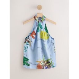 next Haut Licol en satin botanique Kew Collection bleu FR 42 (EU 40)