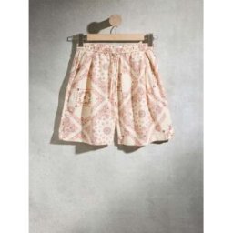 next Bermudas à cordon en lin mélangé Rose FR 54 (EU 52)