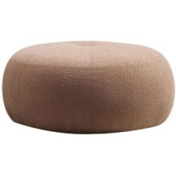 Wooden Art - Pouf Tina cappuccino - 55x35 cm OS