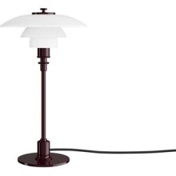 Louis Poulsen - Lampe de table PH - Rouge - Verre soufflé bouche - Designer Poul Henningsen