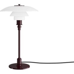 Louis Poulsen - Lampe de table PH - Rouge - Verre soufflé bouche - Designer Poul Henningsen