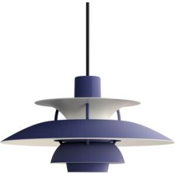 Louis Poulsen - Suspension PH - Bleu - Aluminium laqué - Designer Poul Henningsen
