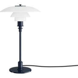 Louis Poulsen - Lampe de table PH - Bleu - Verre soufflé bouche - Designer Poul Henningsen