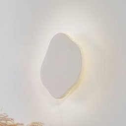 Applique murale LED Nielson Lindby, dimmable, beige, Salon / Salle à manger, Plâtre / Terre Cuite, Moderne, Applique Murale LED