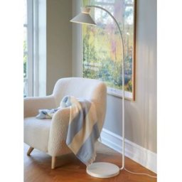 Nordlux Lampadaire arc Dial, blanc, Salon / Salle à manger, Métal, Scandinave, Lampadaire