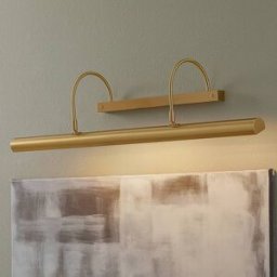 Knapstein Longue applique pour tableau PICTURE laiton mat PICTURE, dimmable, doré, Couloir, Laiton, Design, Applique Murale