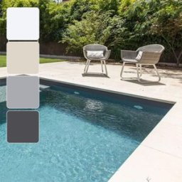 Liner PVC armé 150/100e UNI by Astralpool verni - Gris clair - 1,65 x 25 m