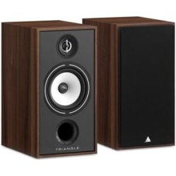 Triangle Enceintes - Br04 Châtaigner Vendues Par Paire - Enceinte Bibliotheque Fonction Bass Reflex