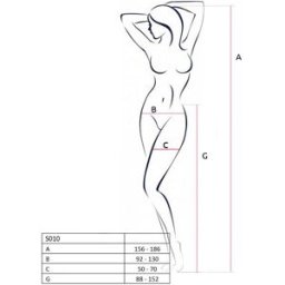 Collant Sexy Ouvert à l'Entrejambe Noir - S010 Lingerie Passion