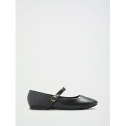 Friends Like These Friends Like These Ballerines plates Mary Jane en similicuir à bout carré Noir EU 41 (UK 8)