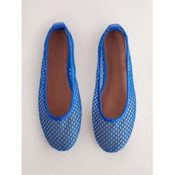 Next Ballerines Chaussures plates en maille à bout rond Forever Comfort bleu EU 36 (UK 3.5)