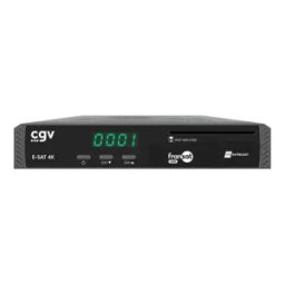 CGV Récepteur satellite UHD FRANSAT avec enregistreur et contrôle du direct - E-SAT4K