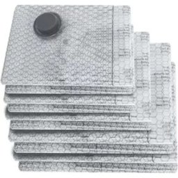 INF Sacs de Compression Sous Vide de Voyage - Ensemble 12 Pièces (4L+4M+4S) Sans Pompe Réutilisables pour Couettes, Vêtements