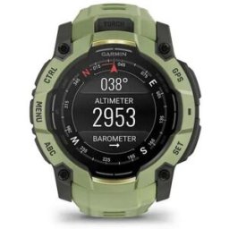 Garmin Instinct 3 Amoled 3,3 Cm (1.3 Pollici) 50 Mm Digitale 416 X 416 Pixel Touch Screen Verde, Grigio Gps