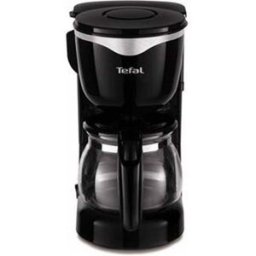 Cafetière Filtre Tefal Compacte 6 Tasses 0,6l Noir cm340811