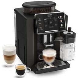 Expresso Broyeur Krups Sensation Lait M85 Gris - Ea912hf1 - MaxiCoffee