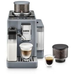 delonghi Expresso Broyeur De'Longhi Rivelia Feb 4455.g Gris Galet Latte - MaxiCoffee