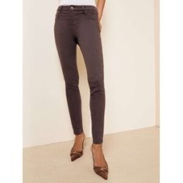 Friends Like These Friends Like These Jean taille haute zippé sur le devant Brun FR 52 Regular (EU 50 R)