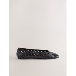 Next Ballerines à effet tissé Forever Comfort Brun EU 37 (UK 4 XW)