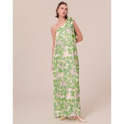 Tara Jarmon - Robe imprimé à fleurs verte 42