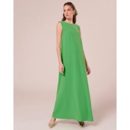 Tara Jarmon - Robe en crêpe verte 36