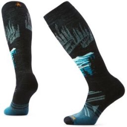 Chaussettes de ski SMARTWOOL Ski Full Cushion Alpine Auroras (BLACK) Femme M
